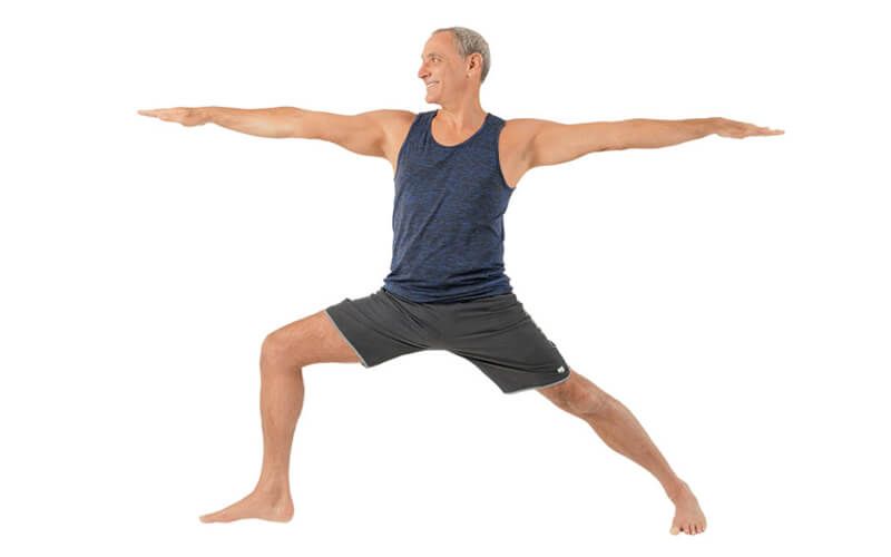 yoga cho người bệnh parkinson tư thế chiến binh II