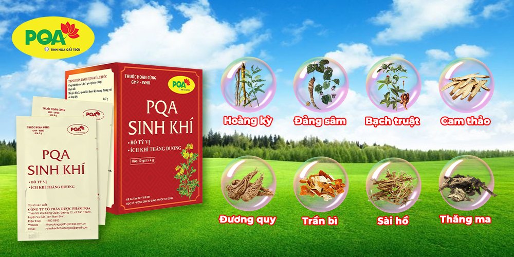 sản phẩm pqa sinh khí