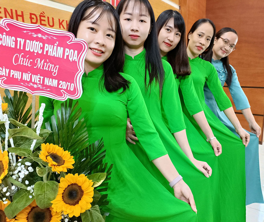 Dược phẩm PQA chào mừng kỷ niệm 12 năm ngày Phụ nữ Việt Nam 20/10