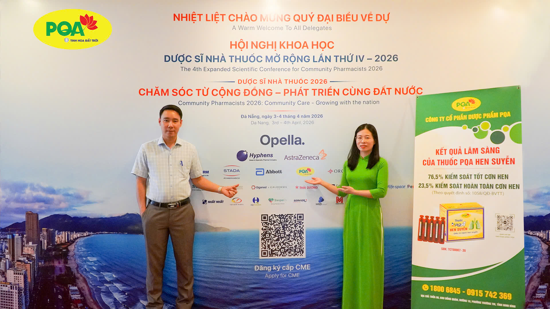 Dược Phẩm PQA tham gia Hội nghị Khoa học Dược sĩ Nhà thuốc mở rộng lần IV-2026.