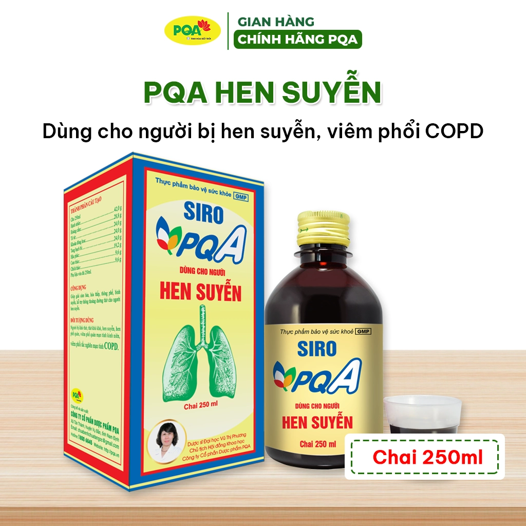Siro PQA Hen Suyễn